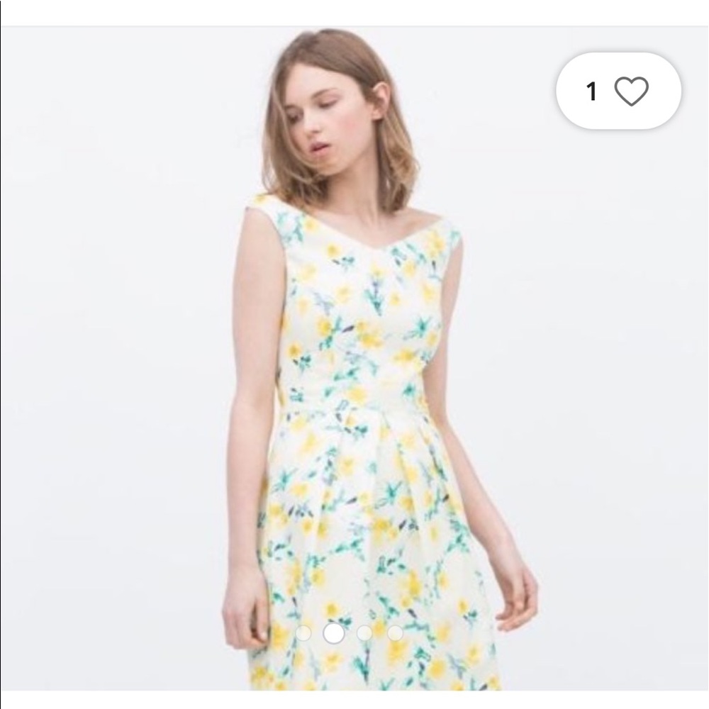 Zara summer dress floral 🌸 EUC